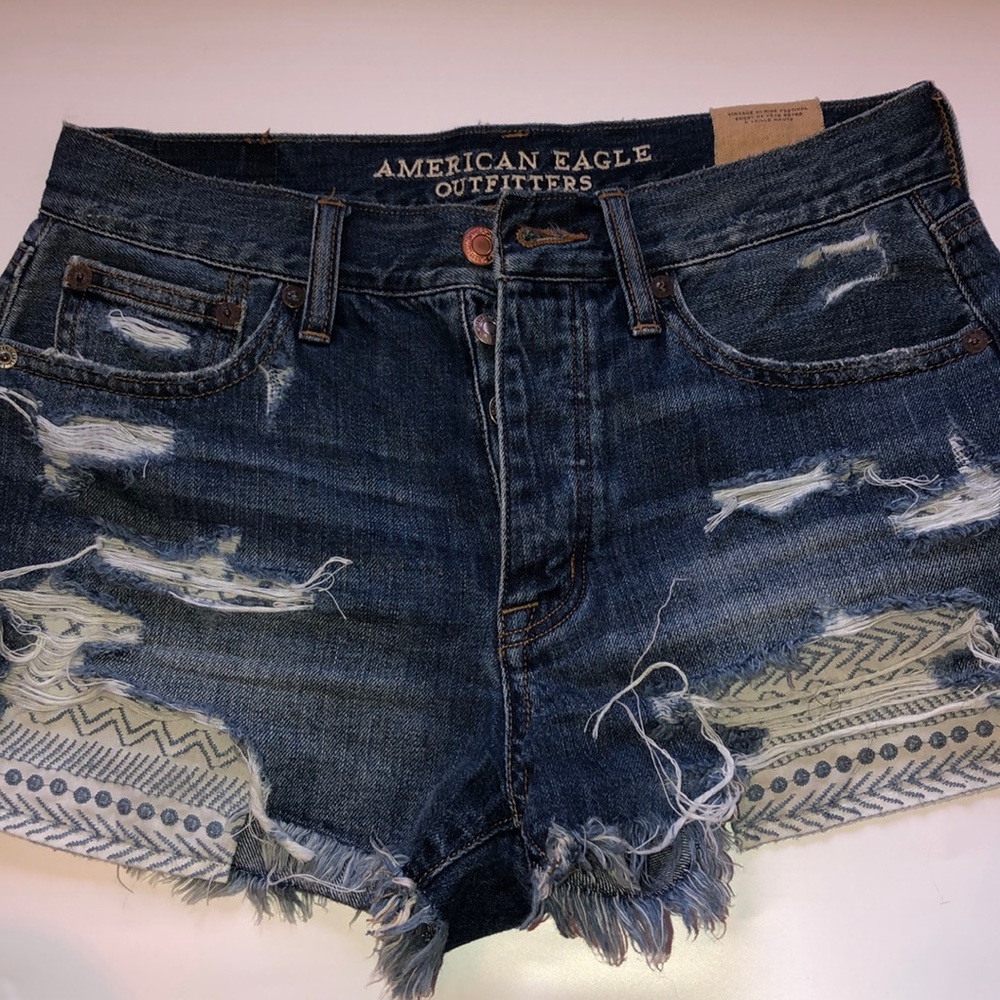 Vintage High Rise Jean Shorts